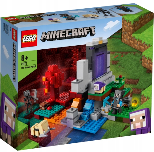 LEGO MINECRAFT 21172 ZNISZCZONY PORTAL