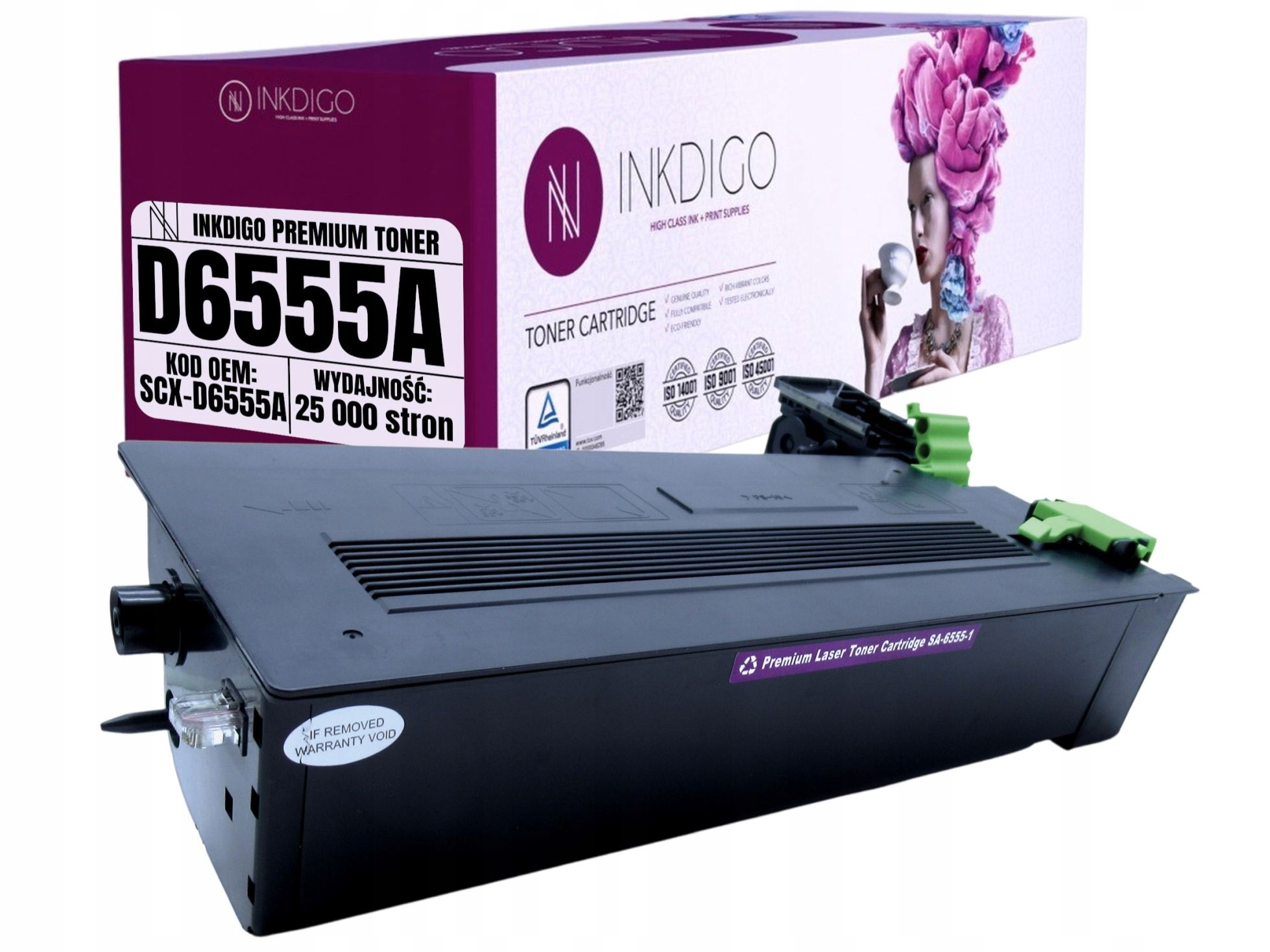 Toner SCX-D6555A Náhrada Pro Tiskárny Samsung SCX-6555 SCX-6545N