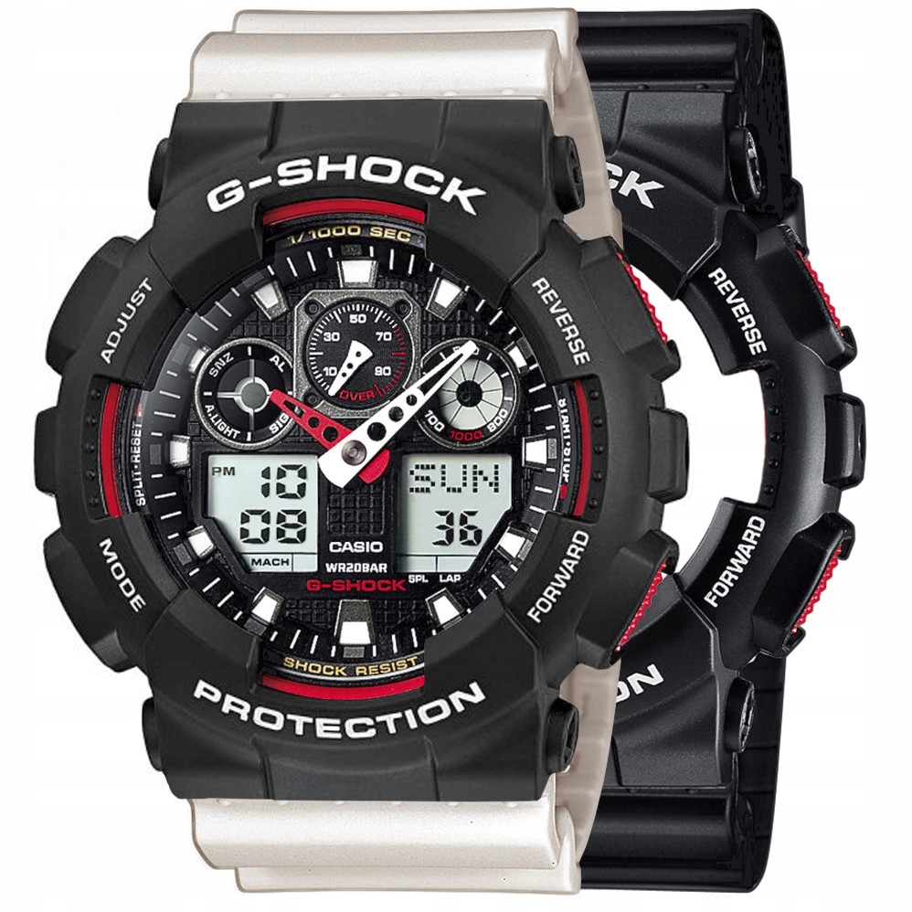 Hodinky Casio G-Shock Set GA-100-1A4ER Bezel 10508136 Pásek 10395227 20