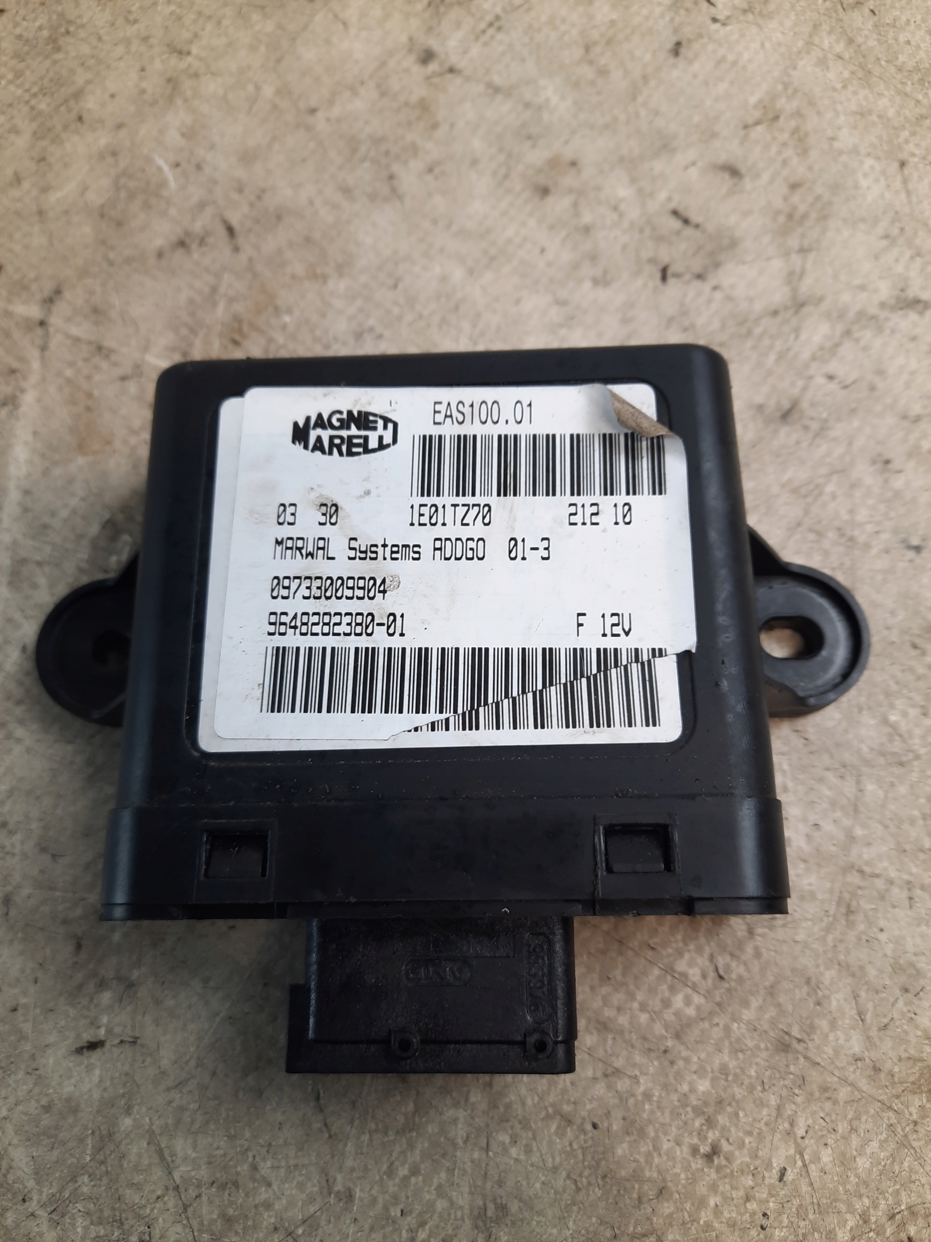 control unit computer 09733009904 PEUGEOT 807 2.2 HDI