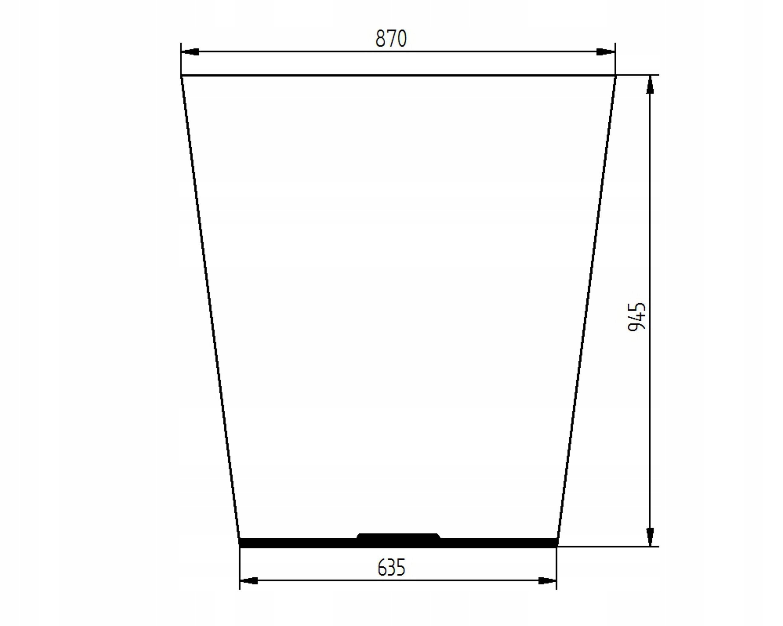 sklo nabíječka Cat přední 274-3424