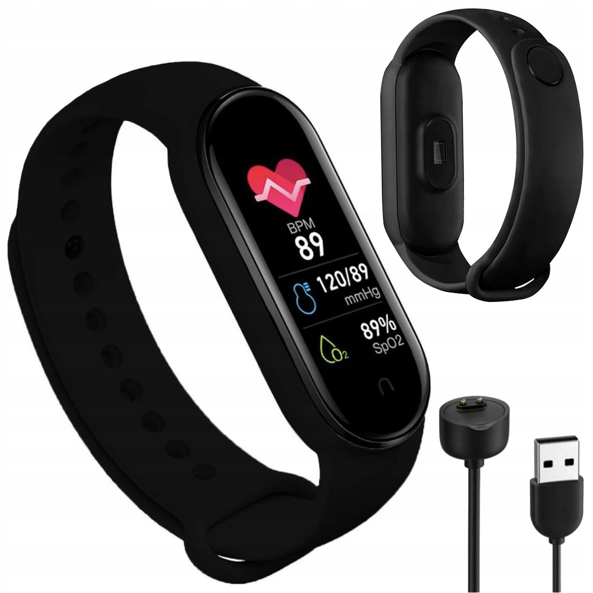 

M6 Opaska Sport Smartwatch Smartband Pulsoksymetr