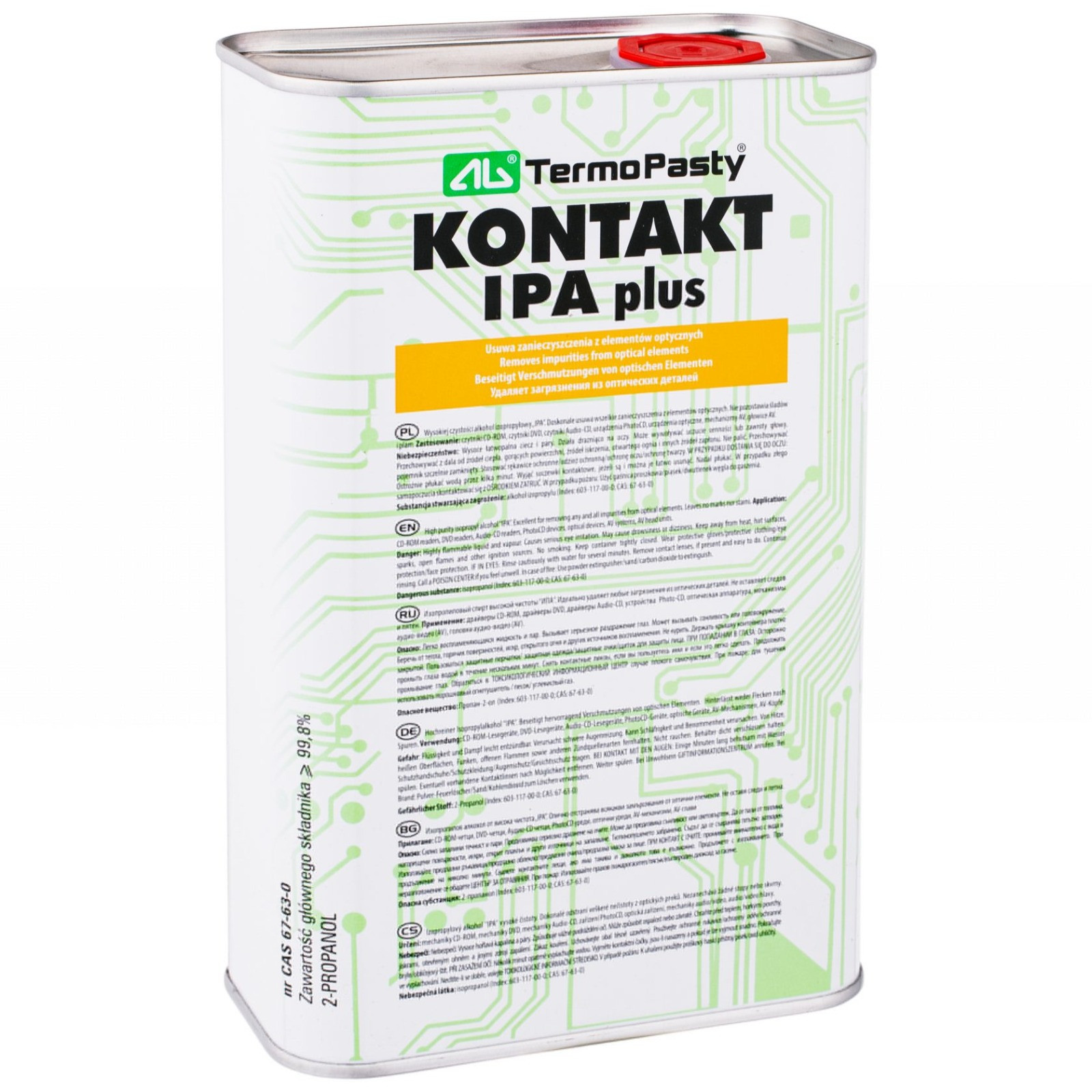 

Ag Kontakt Ipa Plus Alkohol Izopropylowy 1L