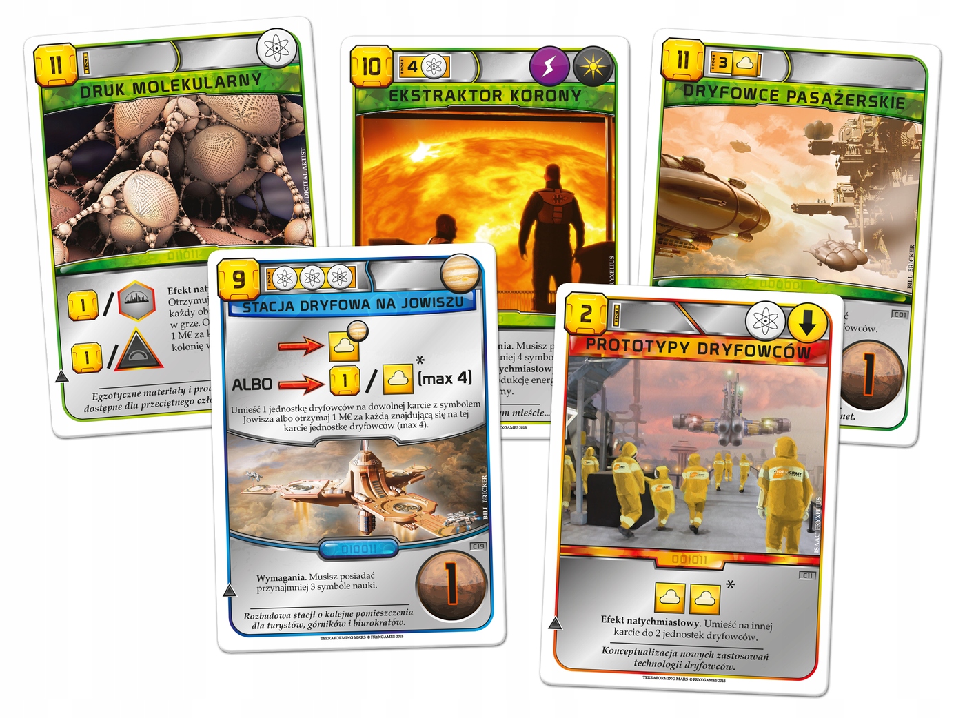 REBEL Gra TERRAFORMACJA MARSA KOLONIE PL dodatek Materiał karton plastik inny