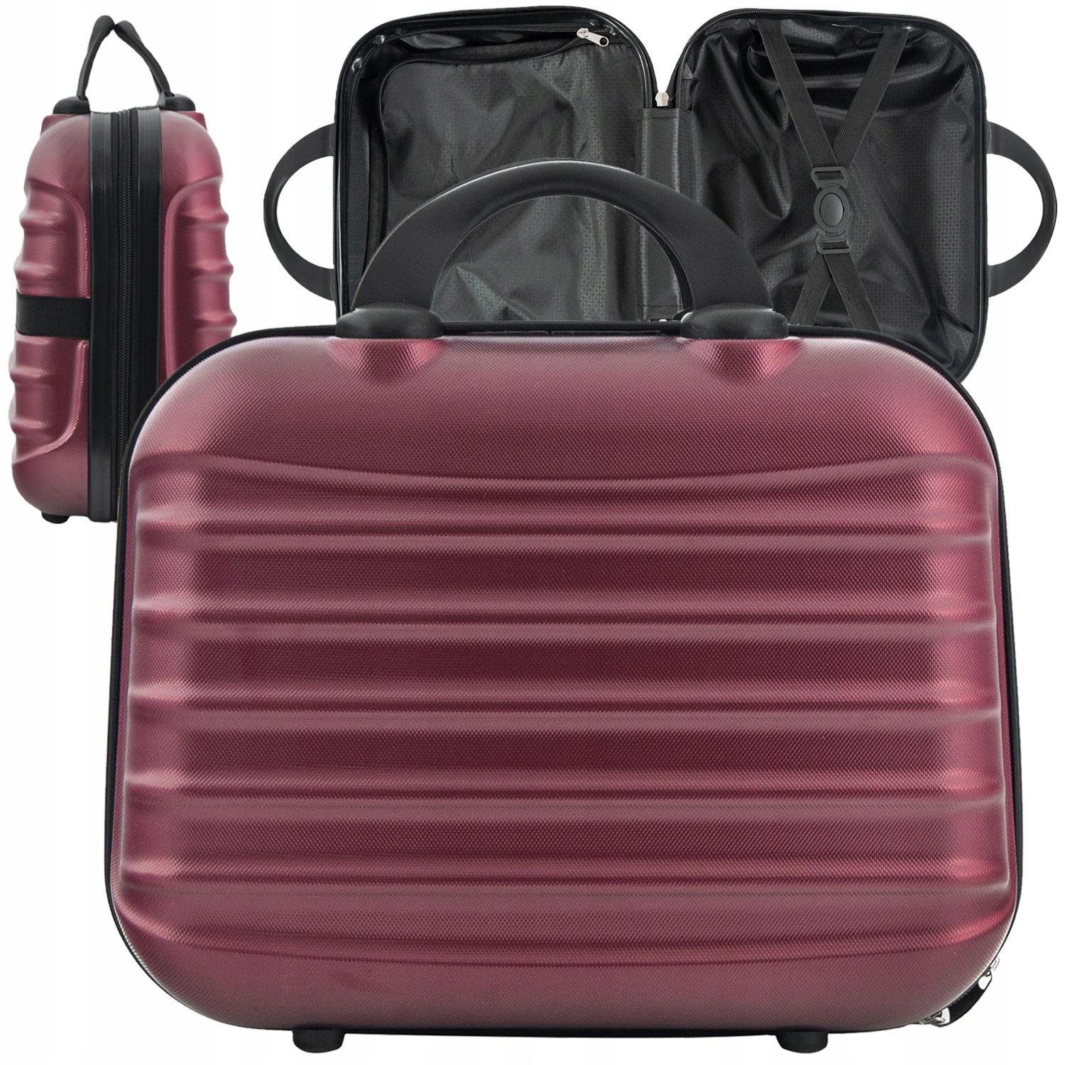 Kufřík 11 L Abs Tvrdá Příruční Kosmetická Taška na kufřík Kosmetika