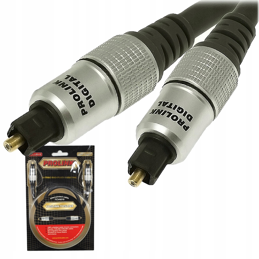 

Kabel Optyczny Toslink Prolink Exclusive 3m