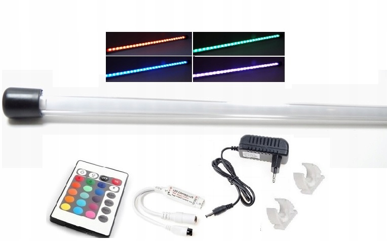 

oswietlenie akwarium Rgb Dekoracyjne Mat. 60 cm