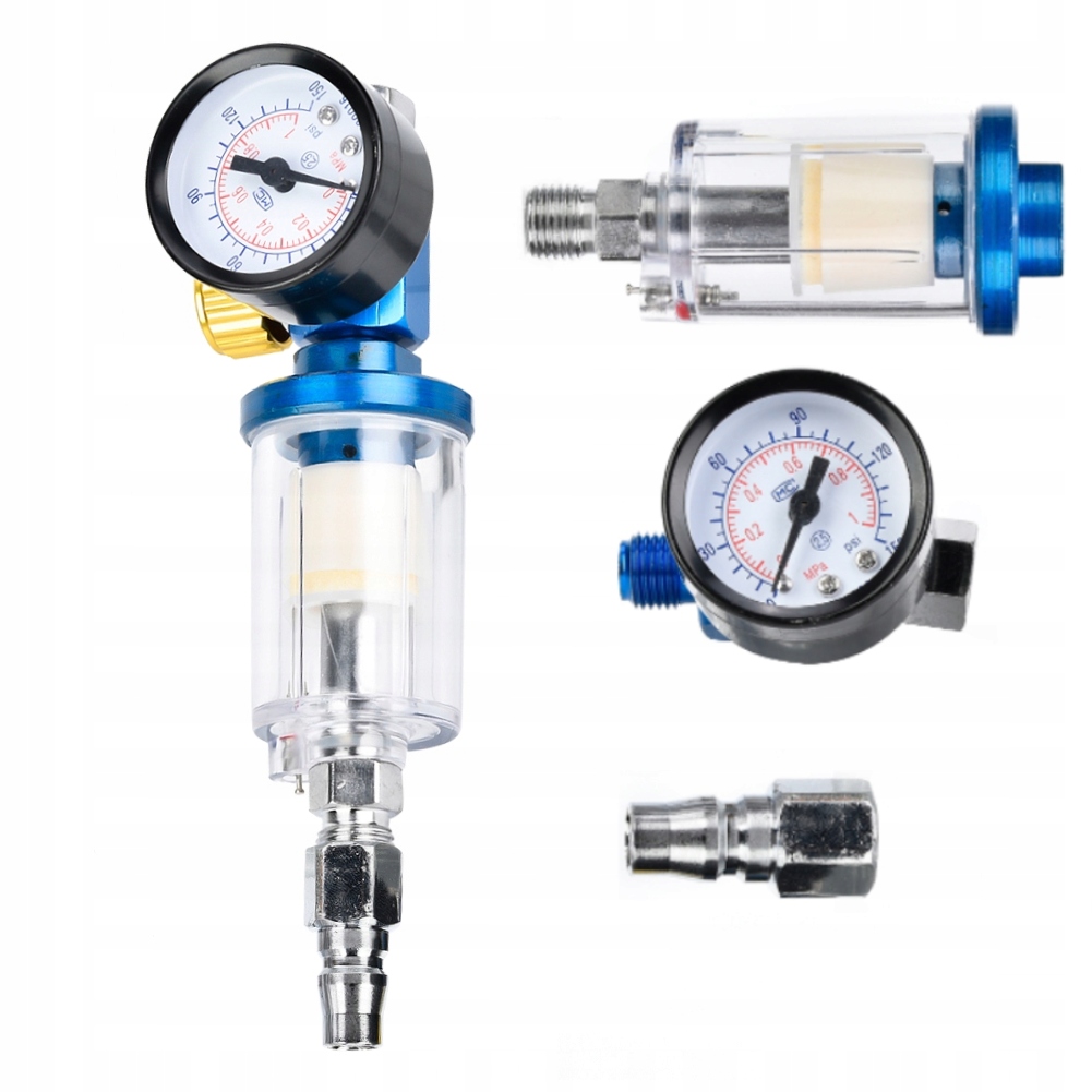 Separator Wodno Narzędzie Pneumatycznegwint 1/4” Z Reduktorem 140PSI