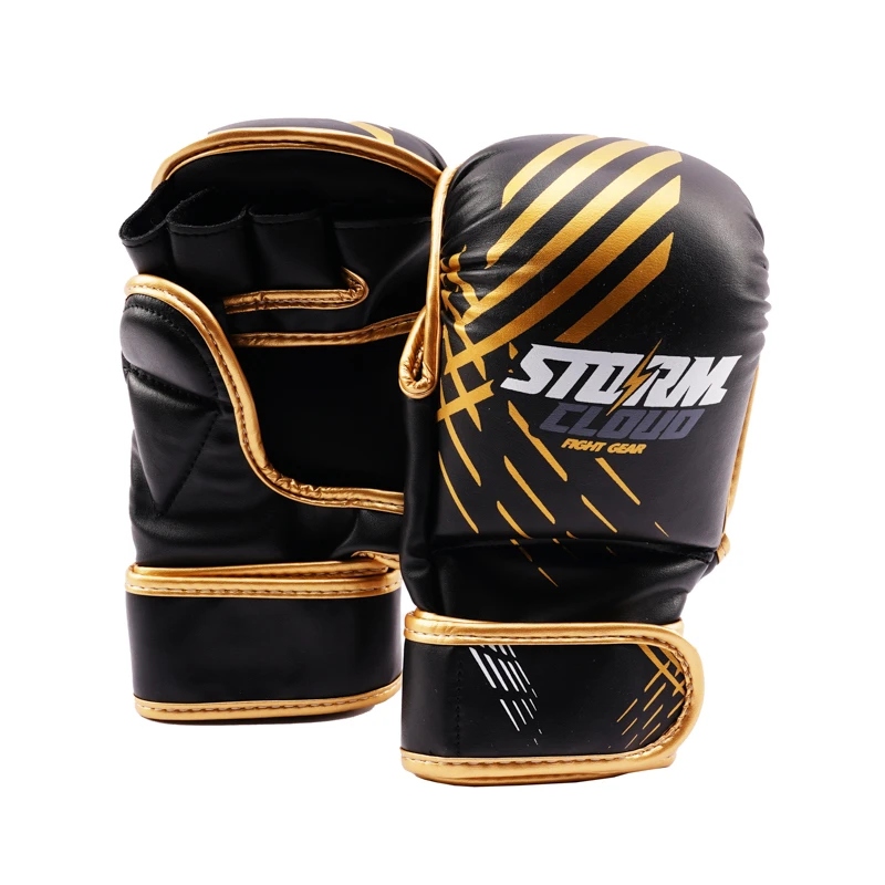 StormCloud Rękawice do Mma Lynx Sparingowe Czarno-Złote 7oz Xs