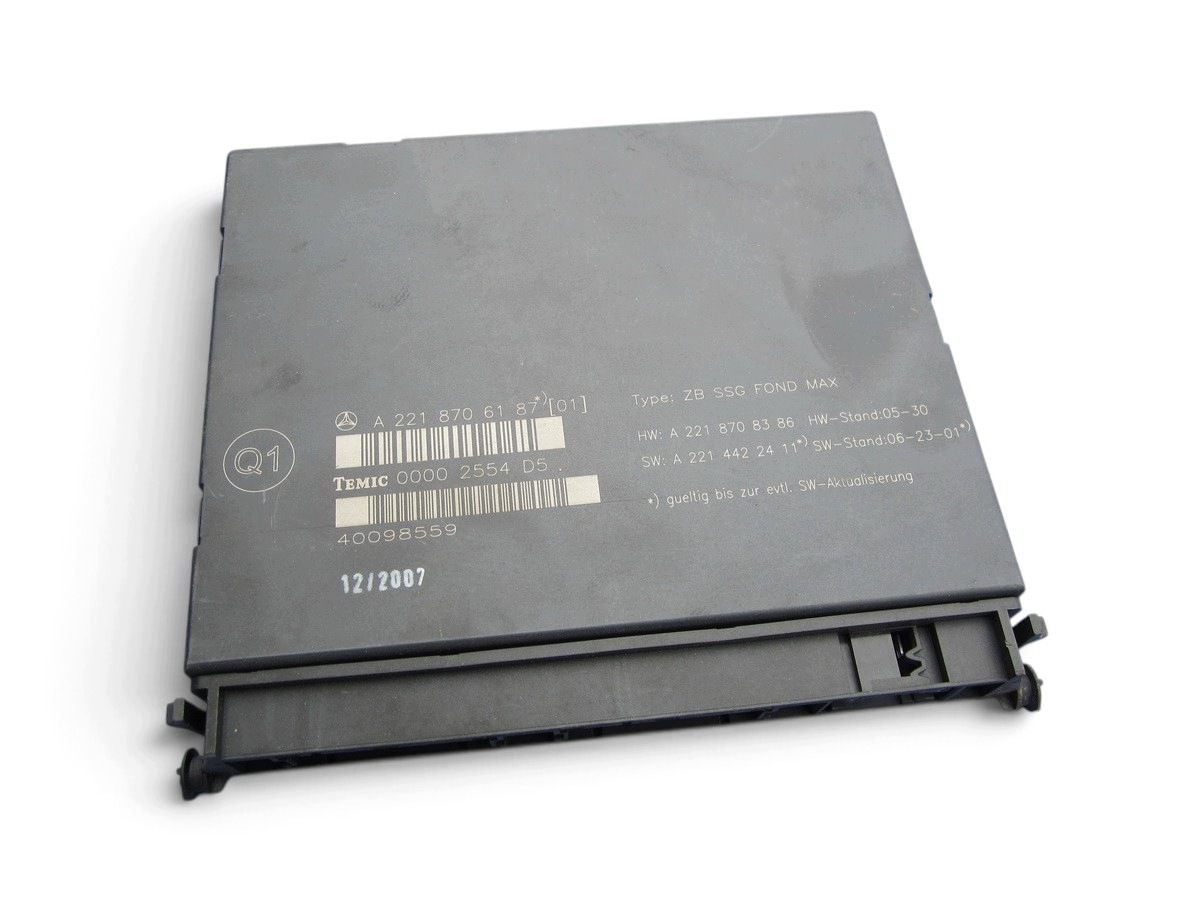 module control unit kanapy rear part seats Mercedes W221