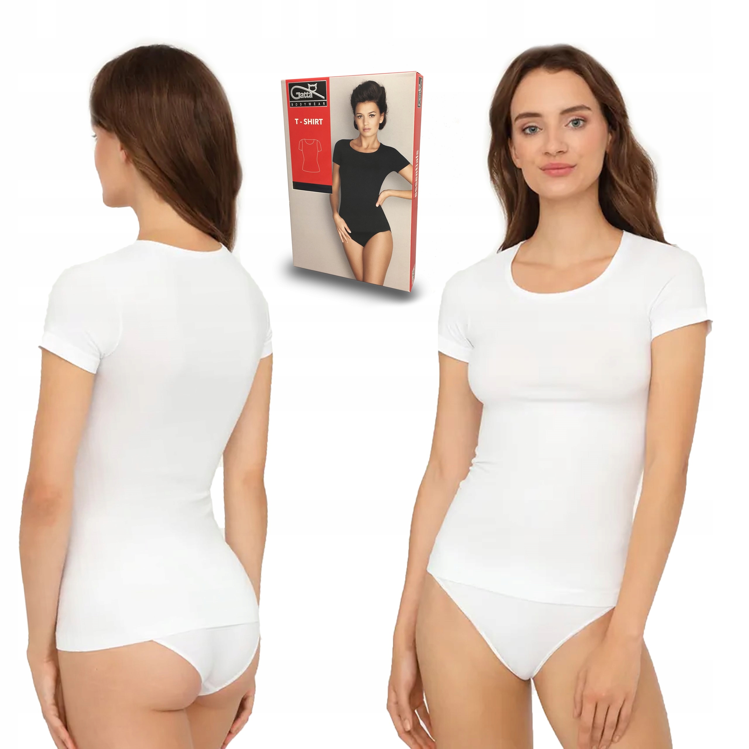 

Koszulka bezszwowa Gatta T-Shirt, biały, L