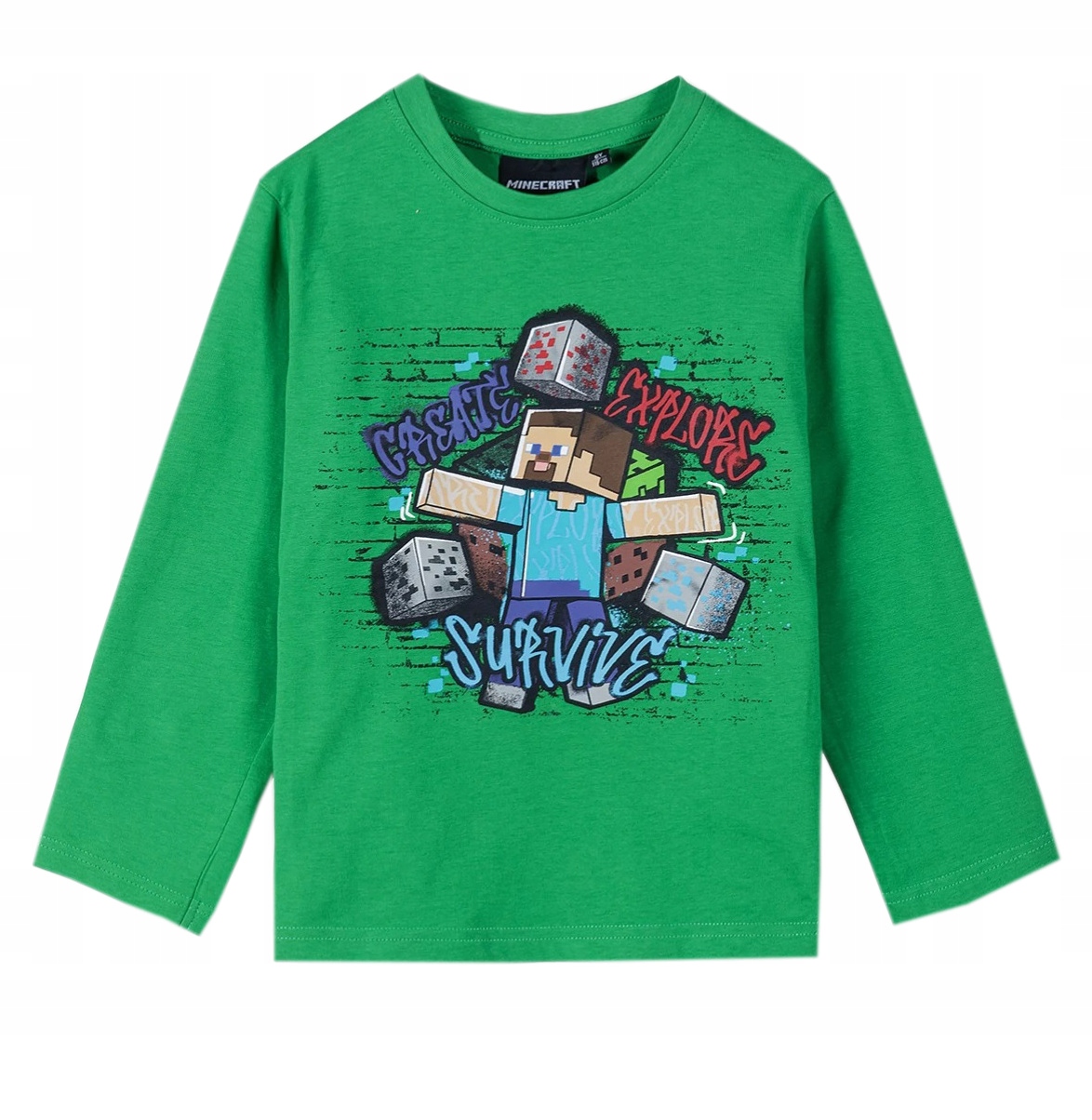 

Koszulka Minecraft Creeper Bluzka Chłopięca Gra