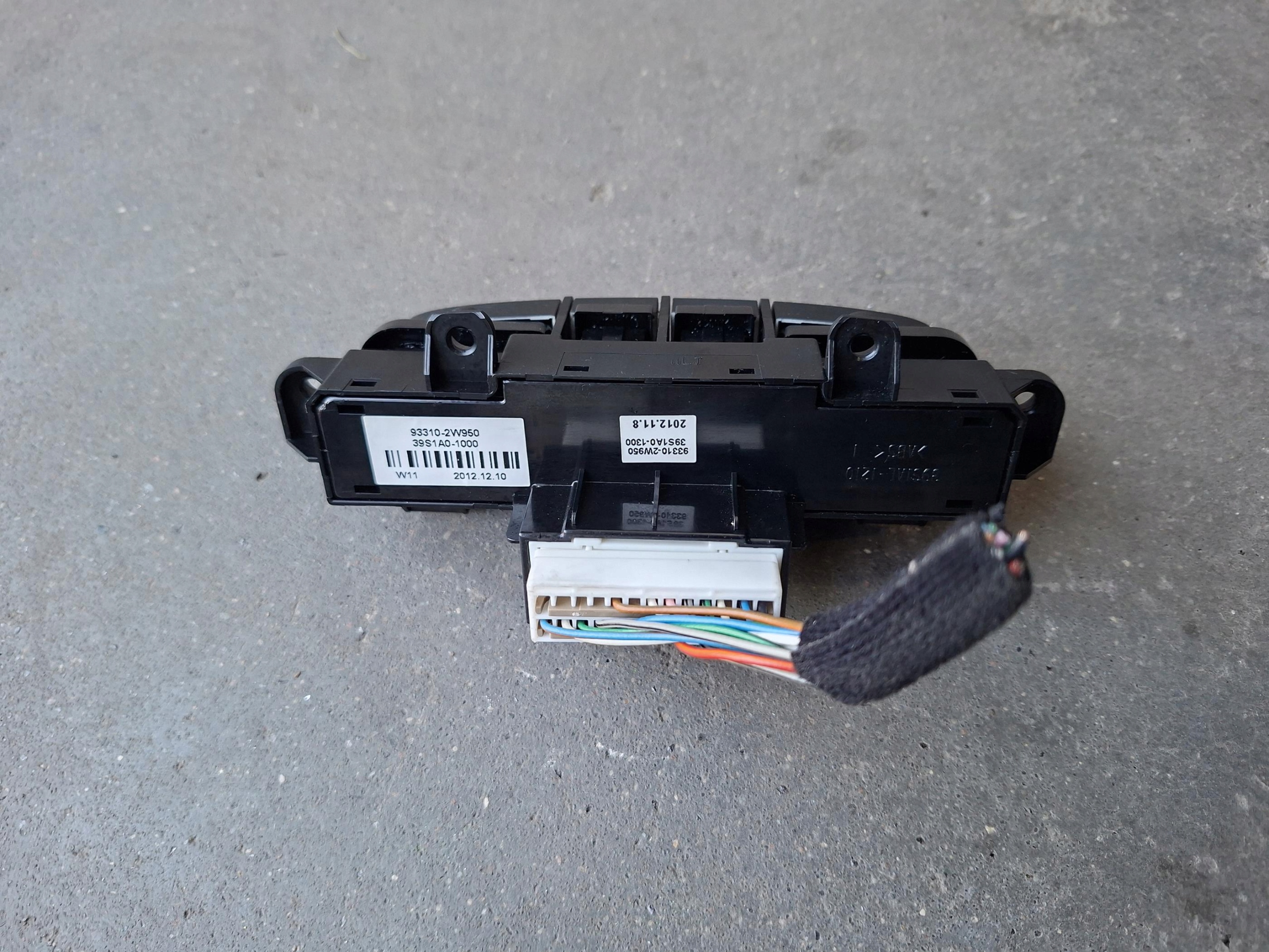 switch switch GRZANIA seats HYUNDAI SANTA FE III 2.2 D CRDI