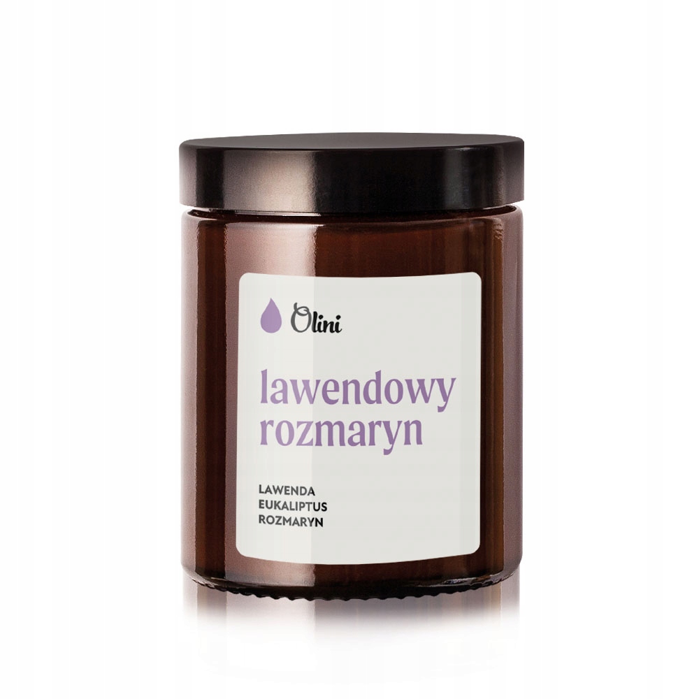 

Świeca sojowa Lawendowy Rozmaryn Olini zapachowa