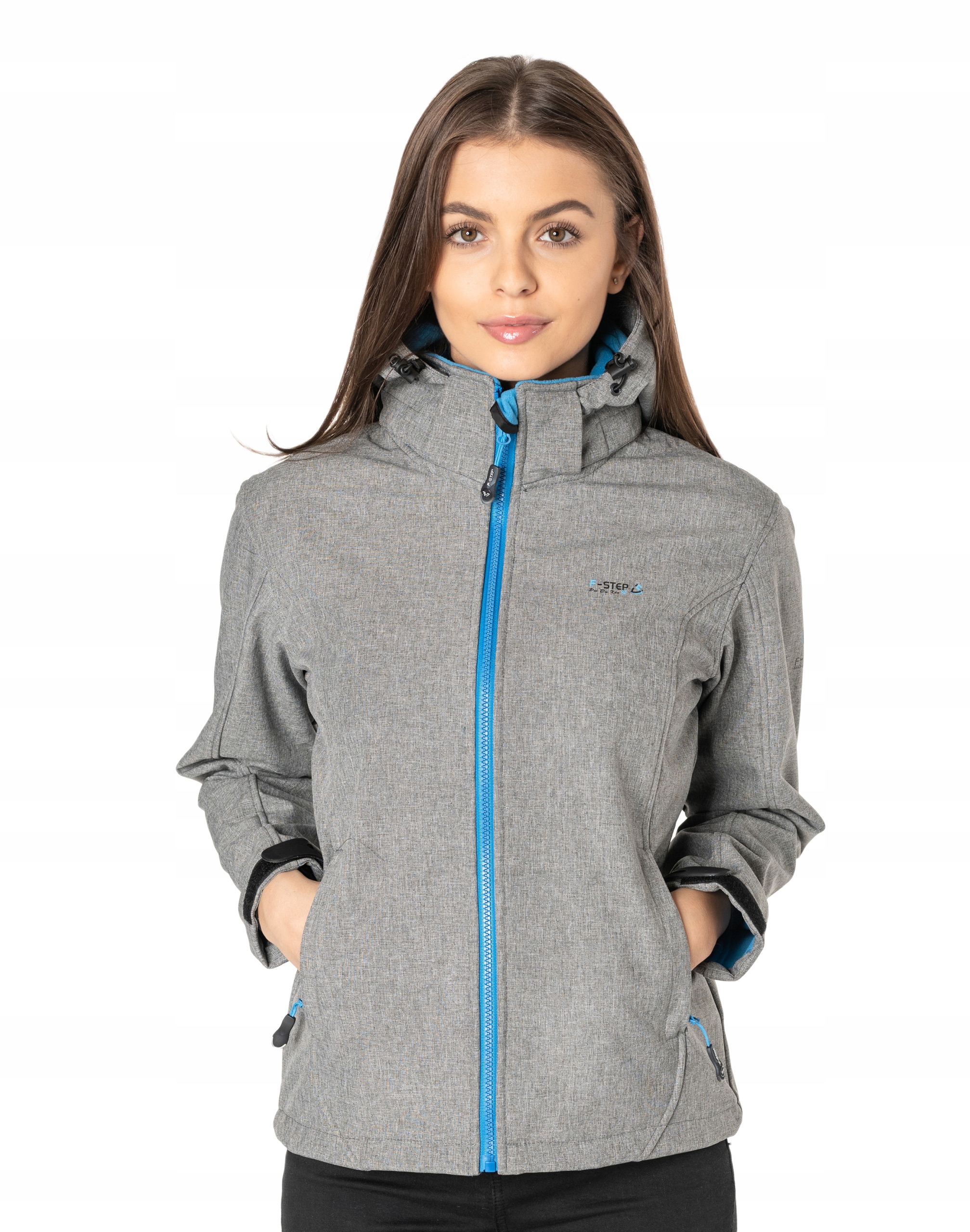 Kurtka Sportowa Damska Termoaktywna Przejściowa Softshell Polar 053-1 XL
