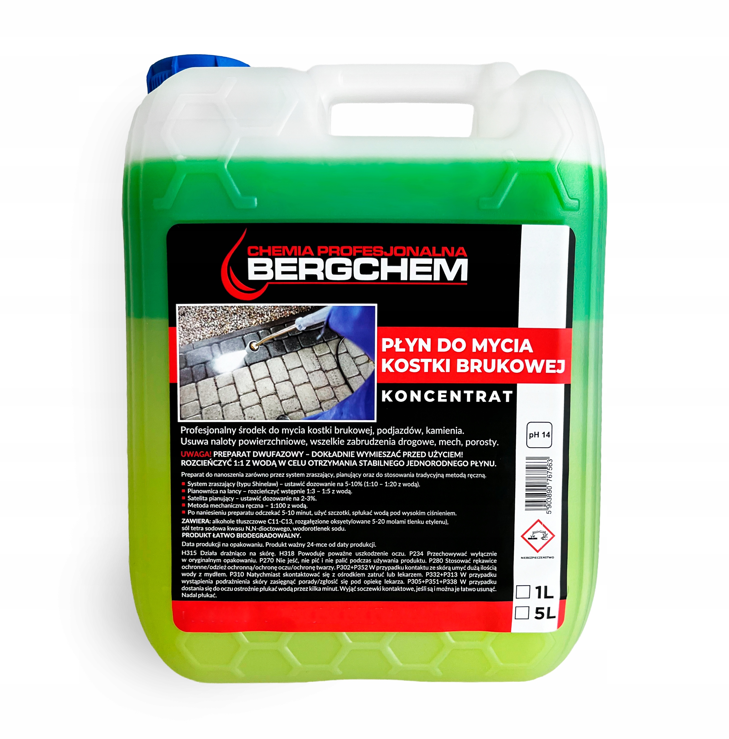 Dvoufázový Prostředek Na Čištění Dlažby 5 L