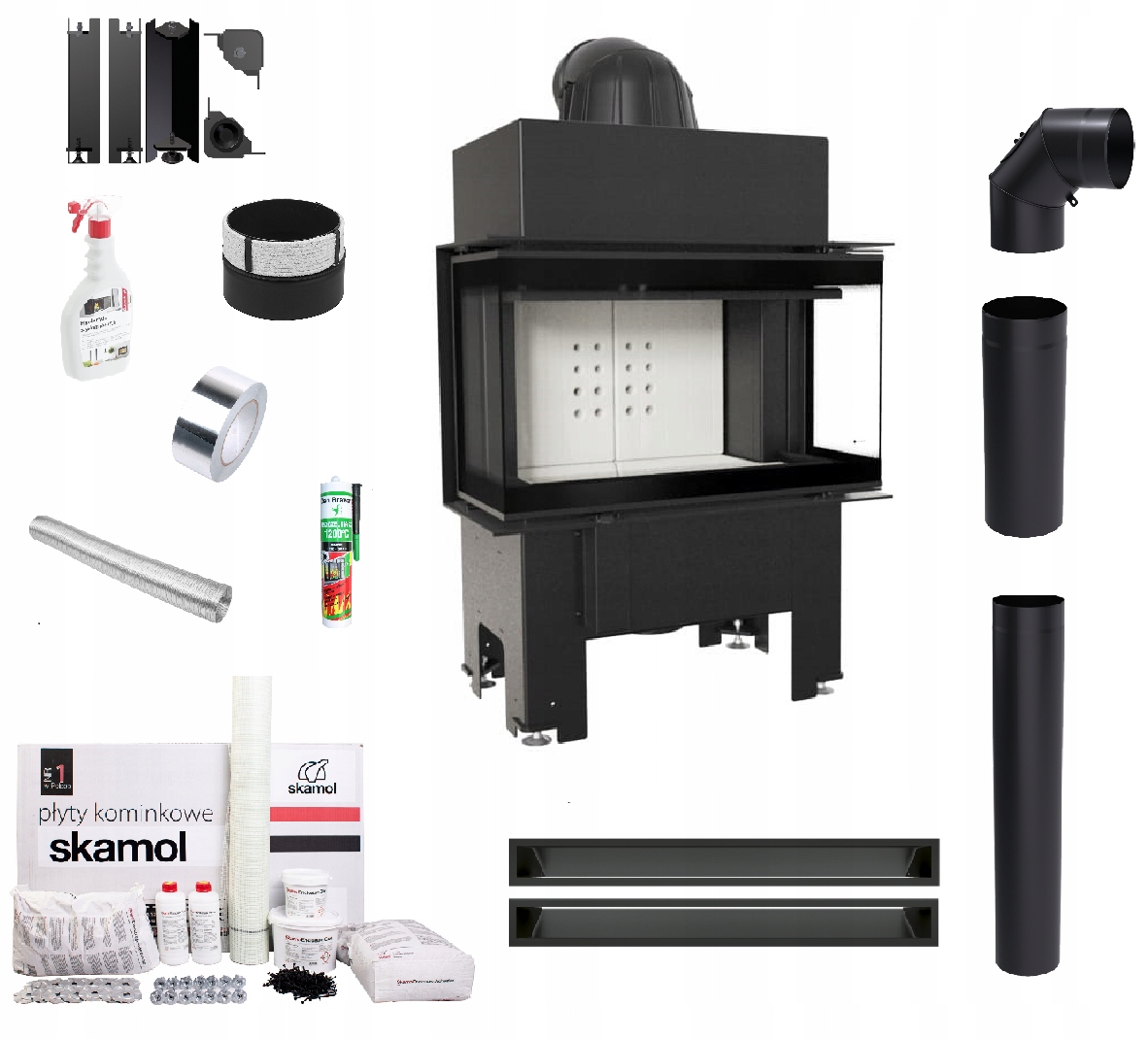 Krbová Vložka 3 skla Nbc 7 levá pravá Sada