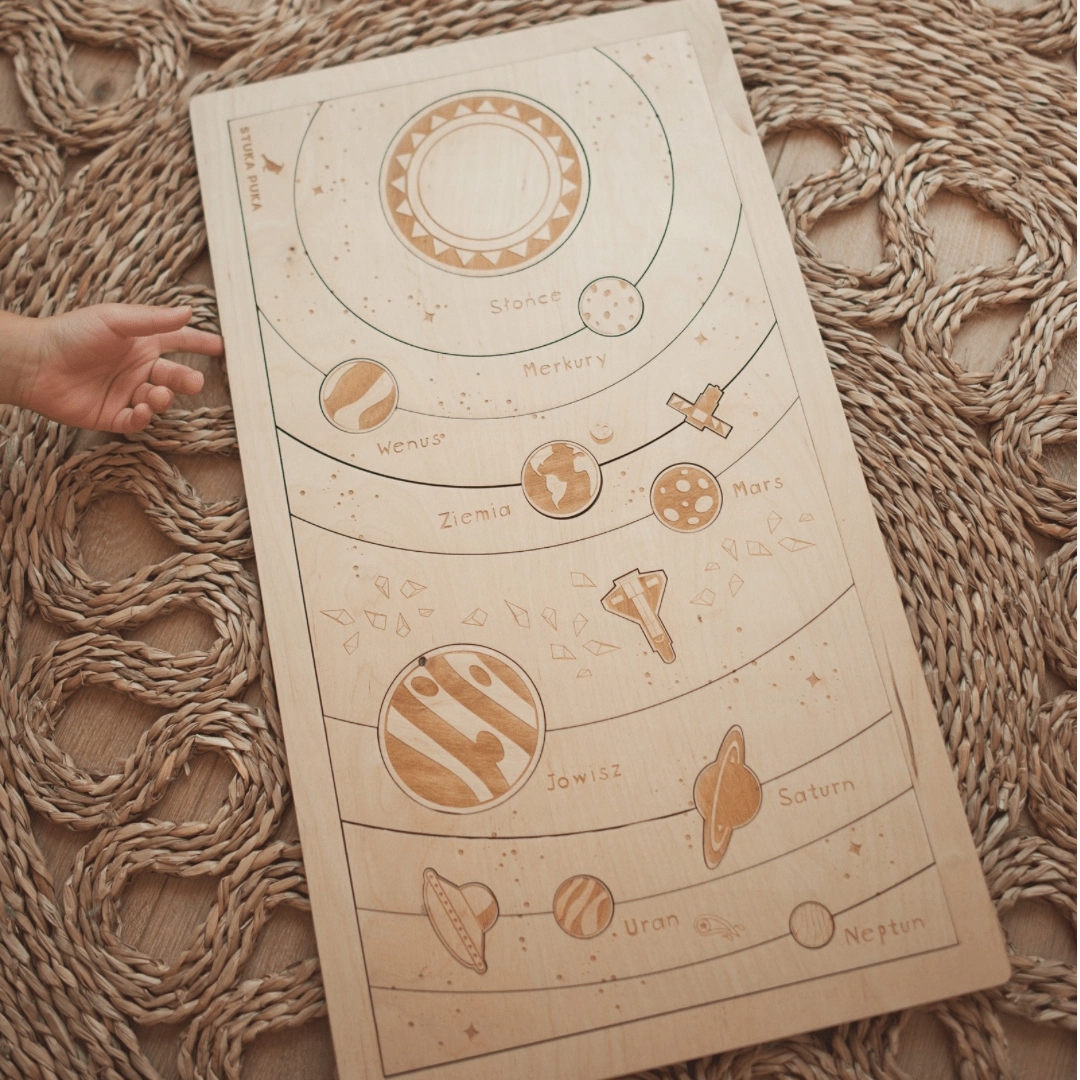 Ale kosmos - puzzle drewniane - Stuka Puka