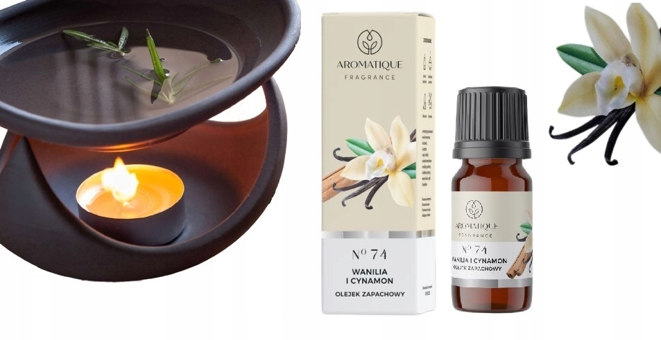 OLEJEK ZAPACHOWY AROMATIQUE WANILIA CYNAMON 12 ML Kod producenta Wanilia i Cynamon 74
