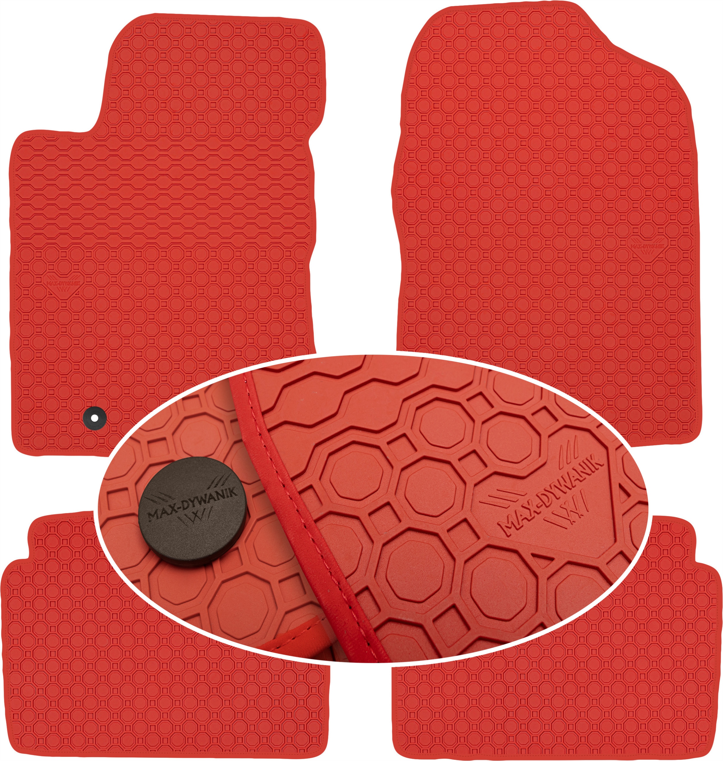 Toyota Avensis II 2003-2009 Koberce Červené