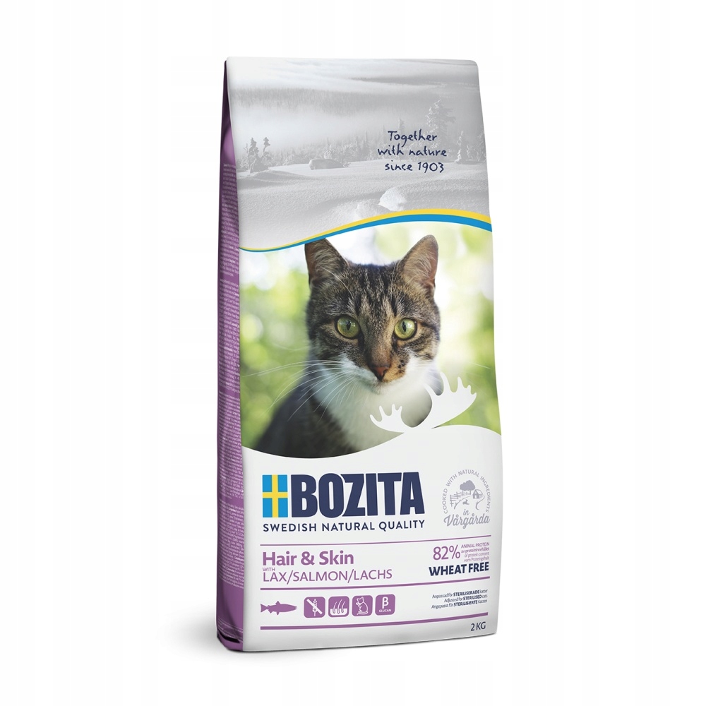 Levně Bozita Cat Hair &amp; Skin 2 kg