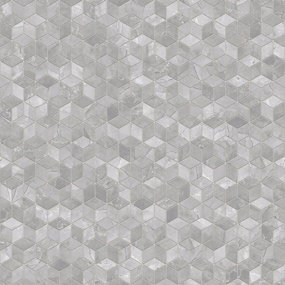 MOZAIKA GRESOWA DIAMOND ROMB LEZA GREY Szerokość produktu 26.5 cm