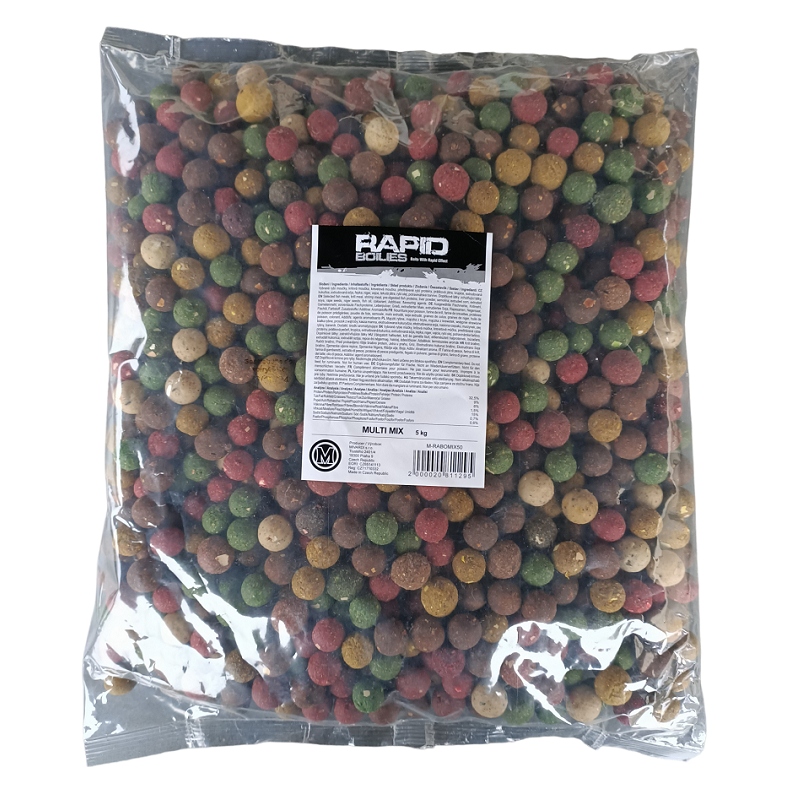 Mivardi Kulki zanętowe Rapid Multi MIX 5kg Kulki Do Masowego Nęcenia