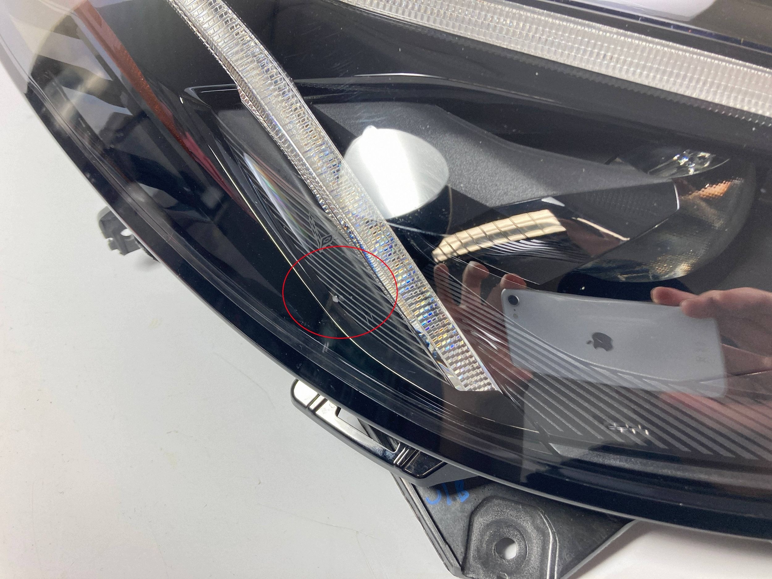 Chevrolet Corvette C8 reflektor light front right FULL LED 2020-26 OEM