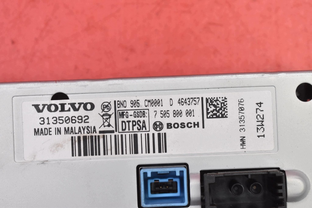 display RADIA navigation devices 31350692 VOLVO V40 2 II 12-16