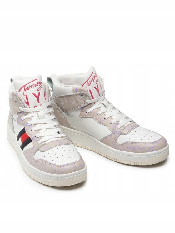 Tommy Jeans Wysokie Sneakersy Logo Spletter (40)