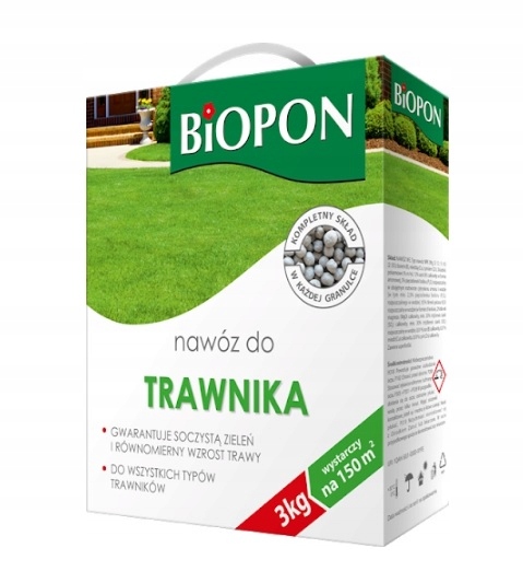 

Biopon Wieloskładnikowy nawóz do trawnika 3kg
