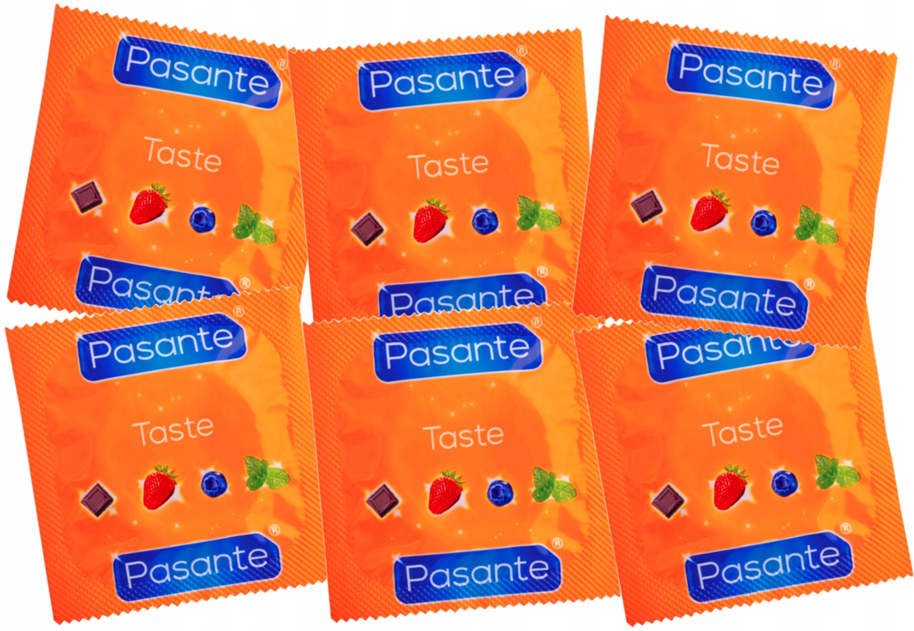 

Prezerwatywy Pasante Truskawkowe Zestaw 50 szt.-