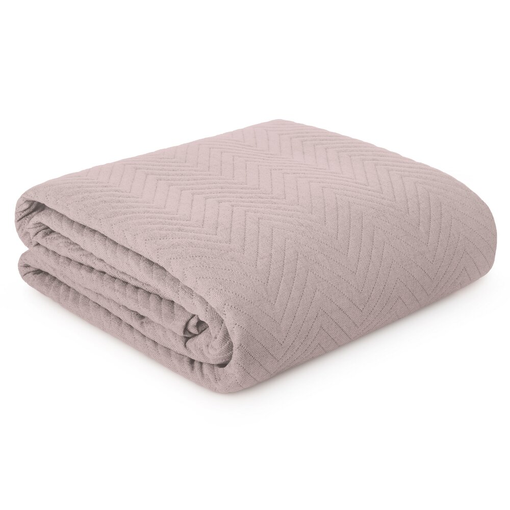 Dekorativní přehoz Len 200x220 růžový