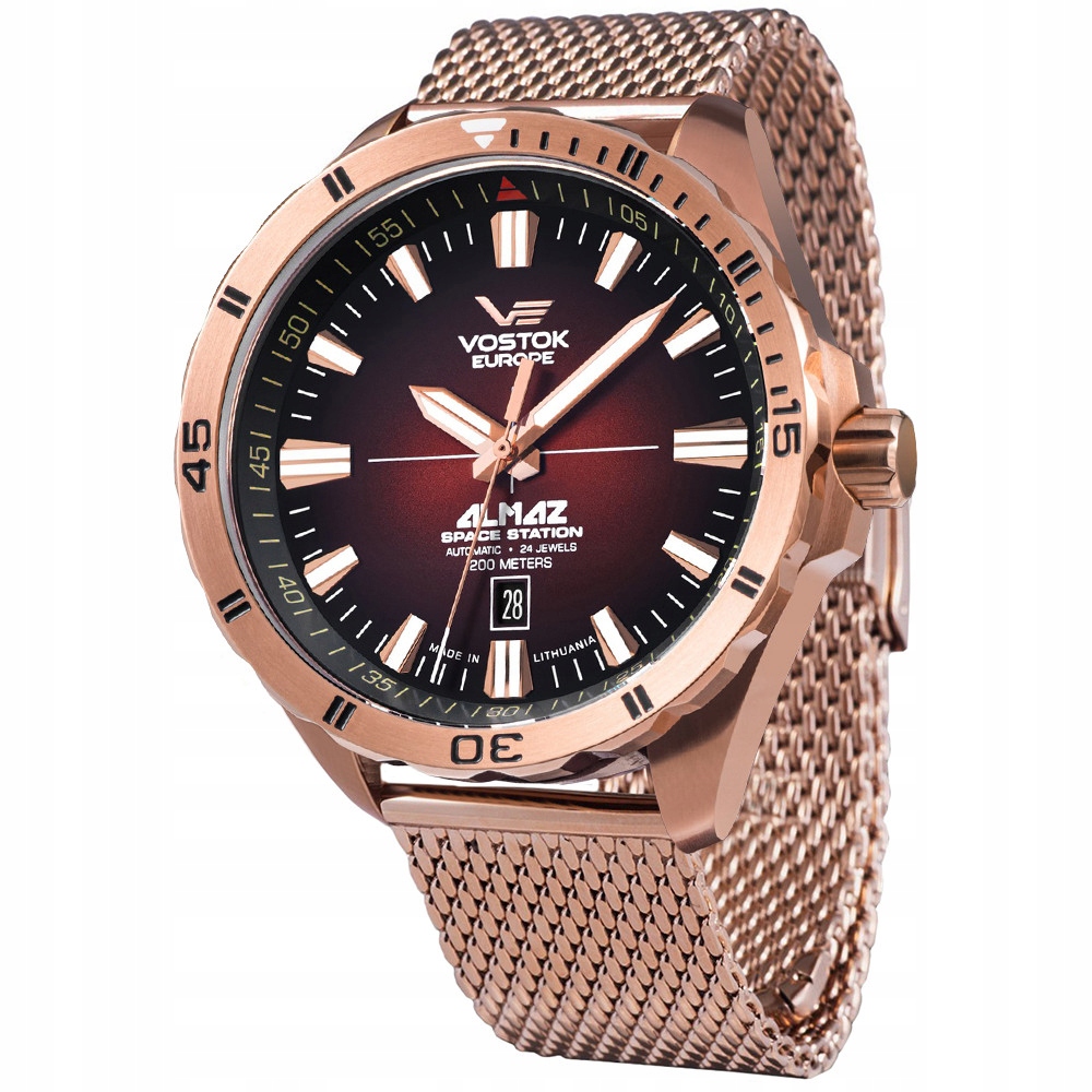 Pánské Hodinky Vostok Europe NH35A-320B679B růžové