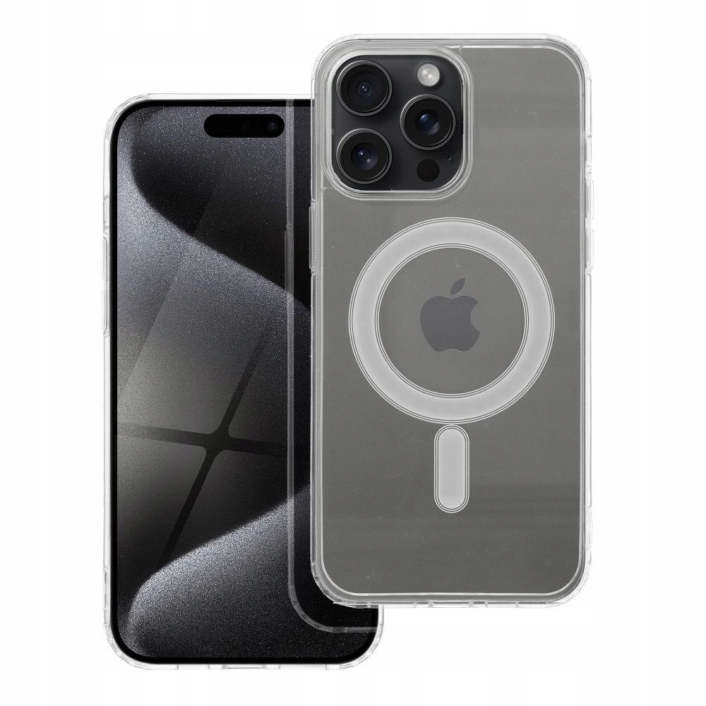Etui na iPhone 15 Pro Max Clear Mag Cover (Str) zgodne z MagSafe transparen