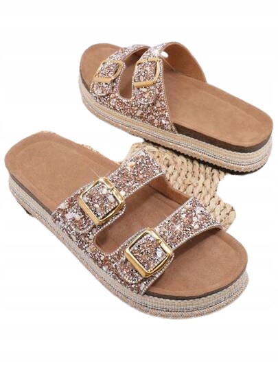 Elegantní Nazouváky Žabky Shein Béžové 36 1HA