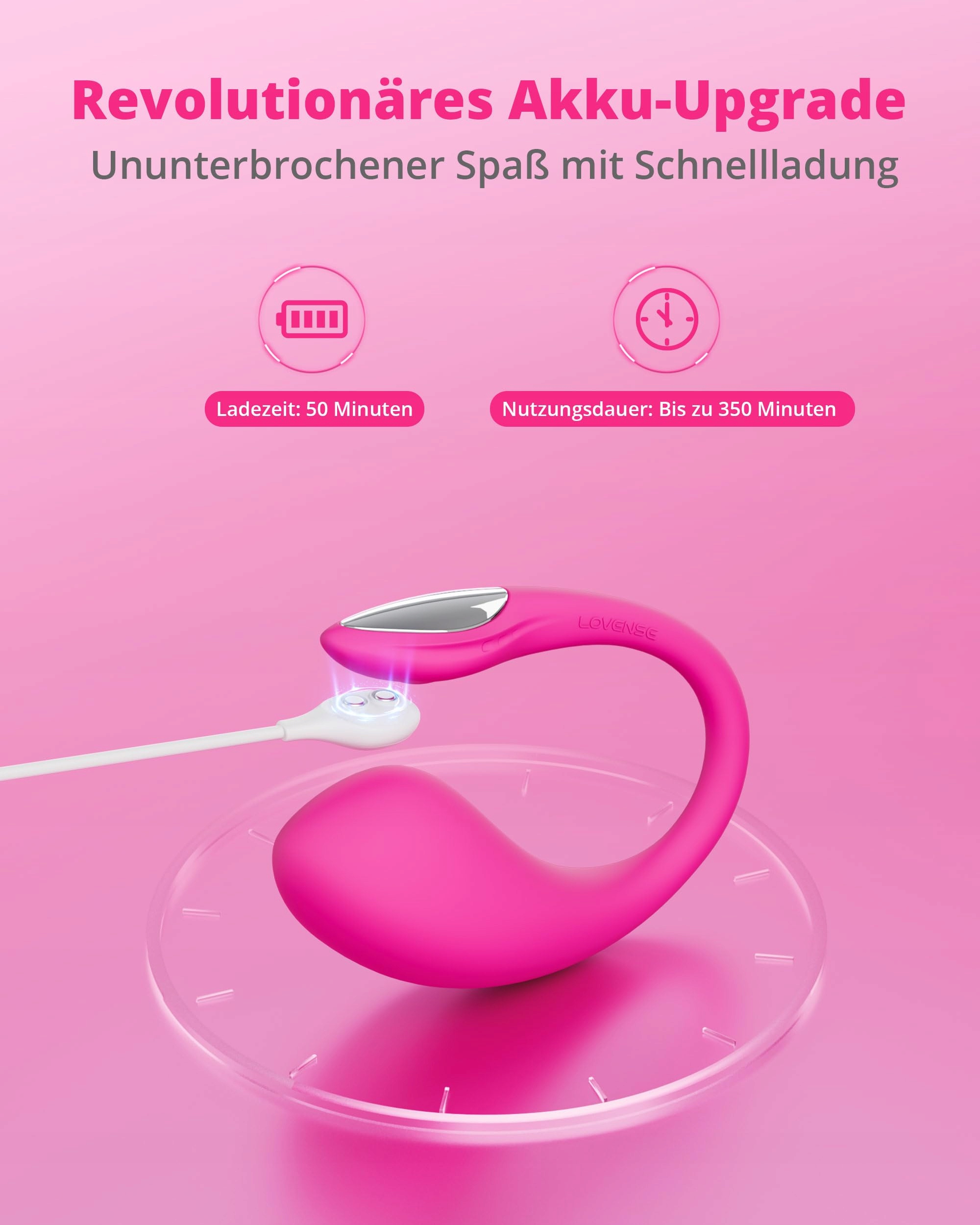 LOVENSE Lush 4 Wibrator Dla Par G Punkt Zdalne Sterowanie Wodoodporny APP — miniatura 7