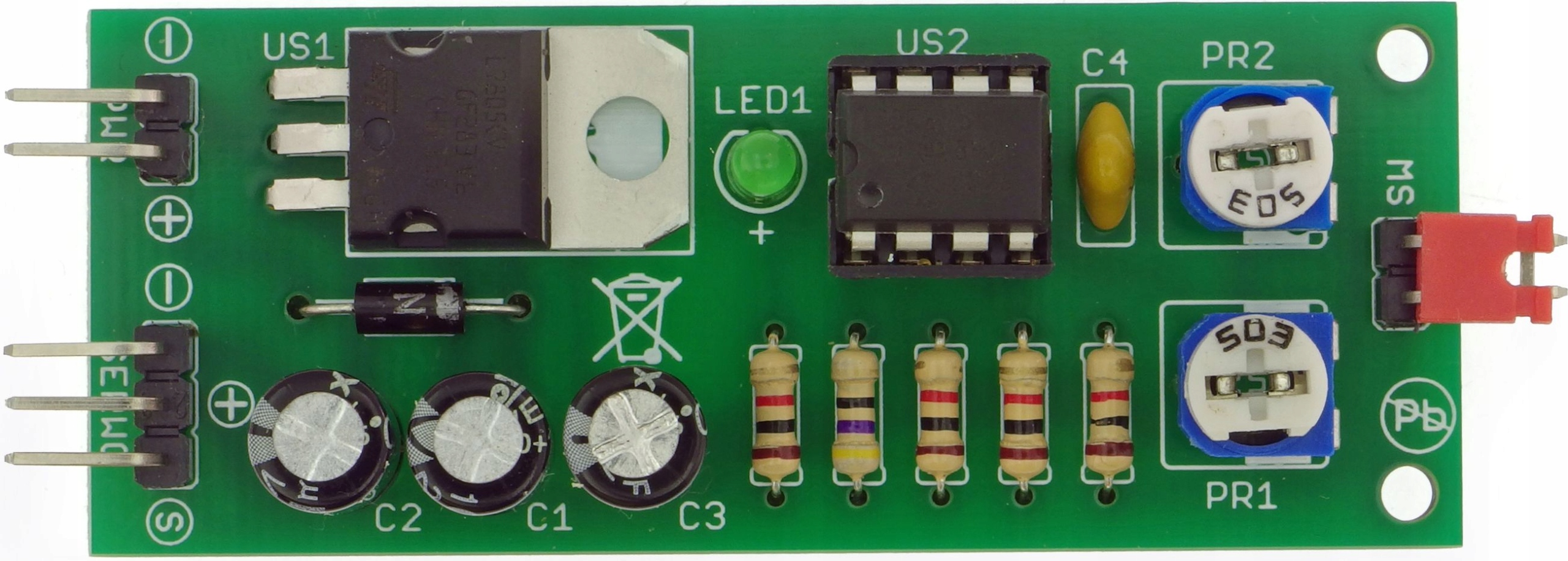 Dwustanowy sterownik serwomechanizmu AVT1605 C Kod producenta AVT1605 C