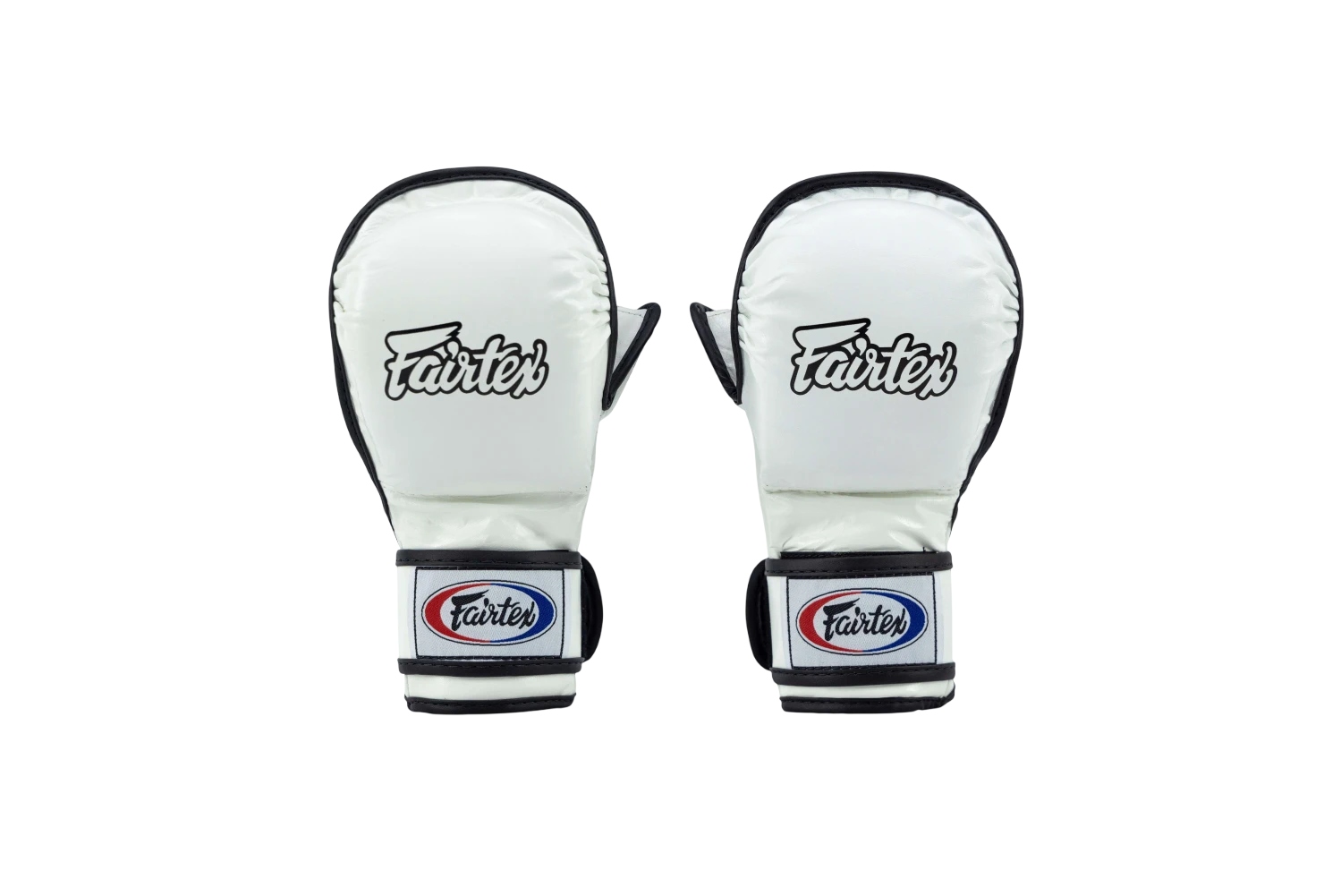sparingové rukavice mma fairtex L Bílé