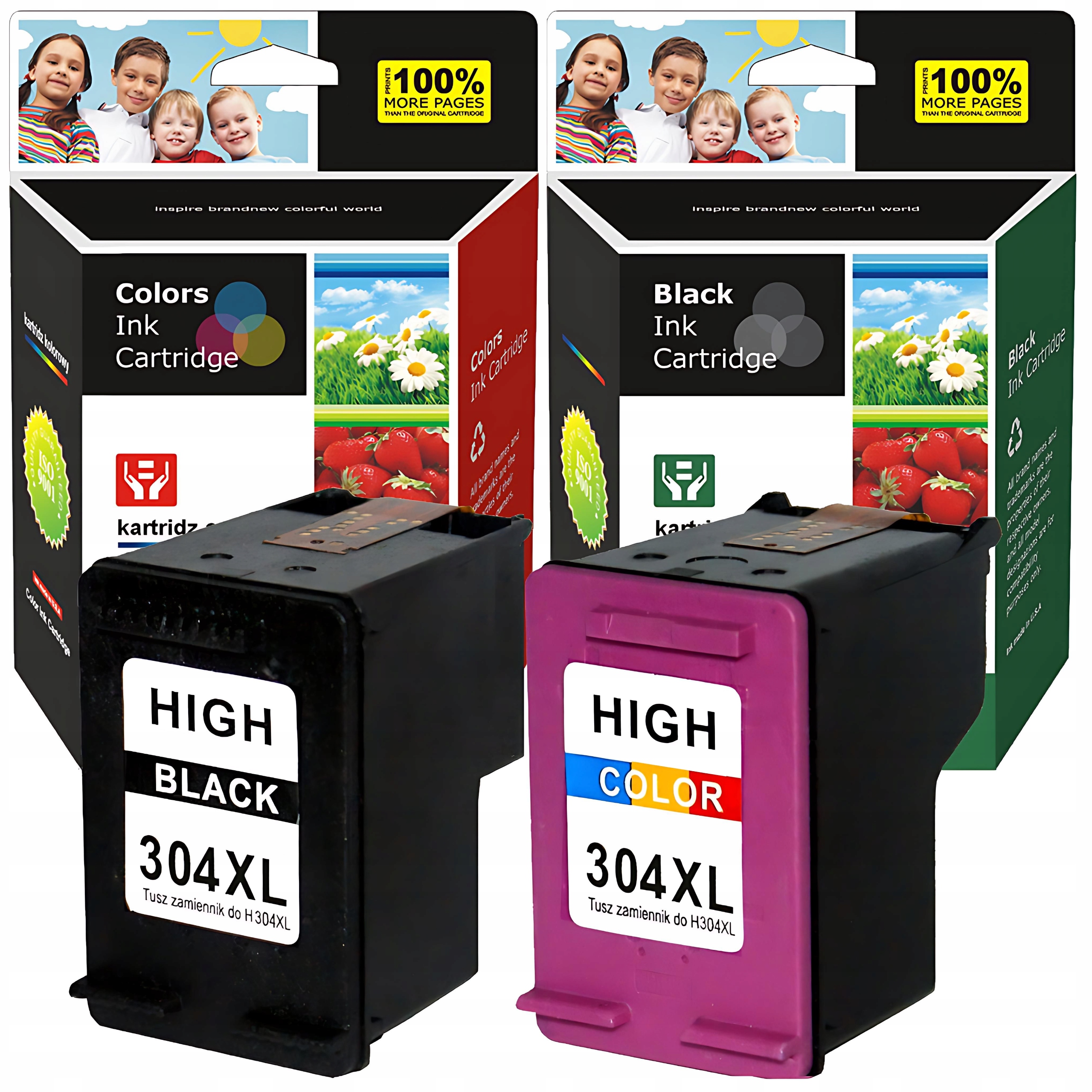 Tusze do Hp 304 XL Deskjet 2600 2620 2630 3720 3732 Envy 5010 5020 5052