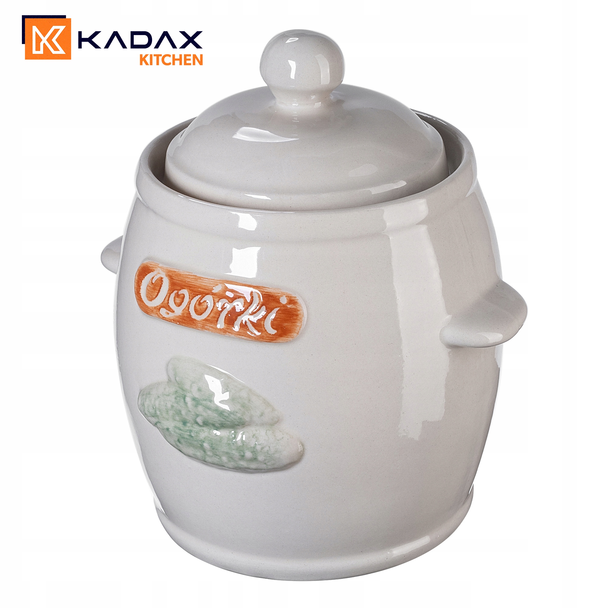 BECZKA DO KISZENIA KAPUSTY OGÓRKÓW GARNEK 5L Materiał dominujący ceramika