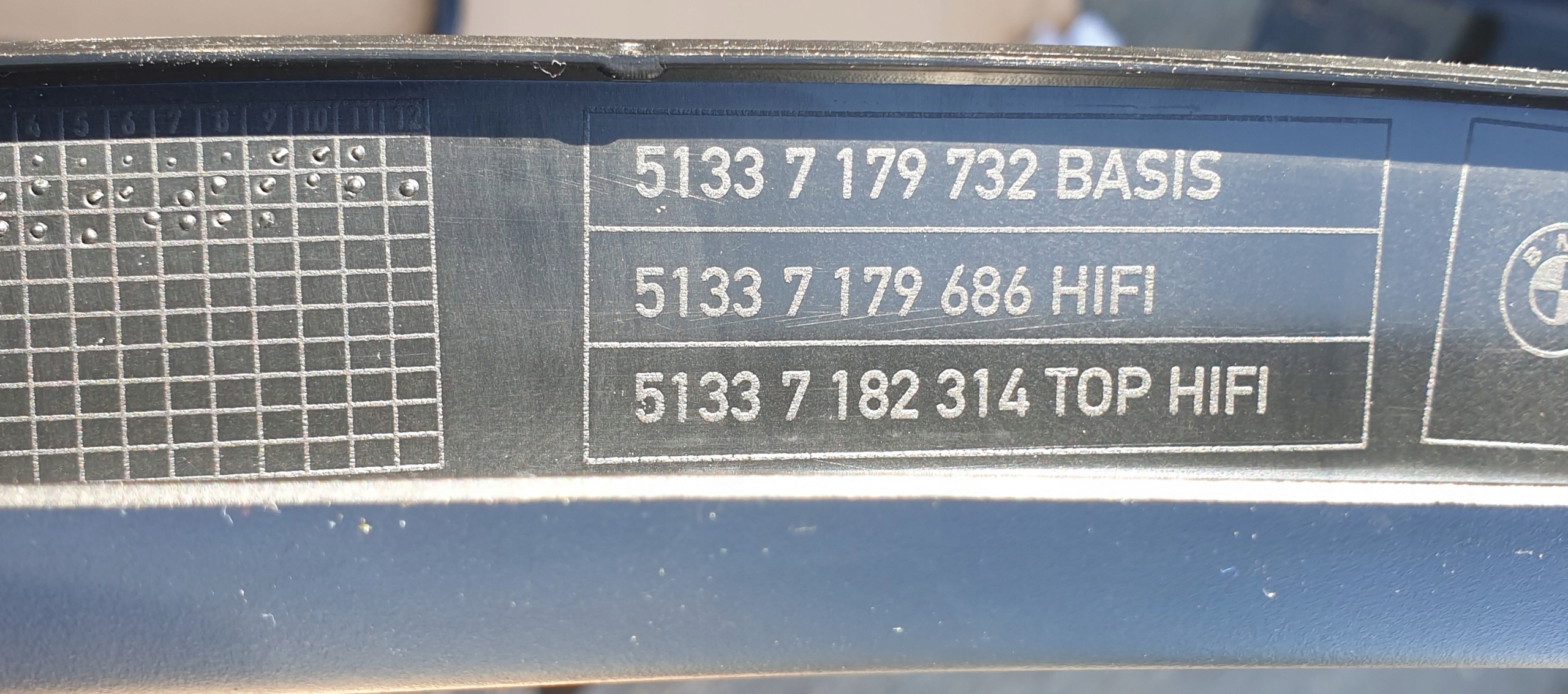 RÁM kryt dveře pravý předek BMW X6 E71 7179686