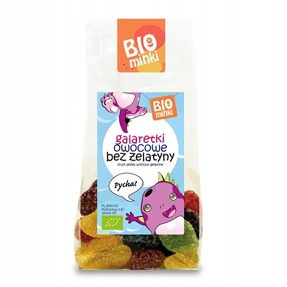 4 x Biominki Ovocné želé bez želatiny Bio 100 g