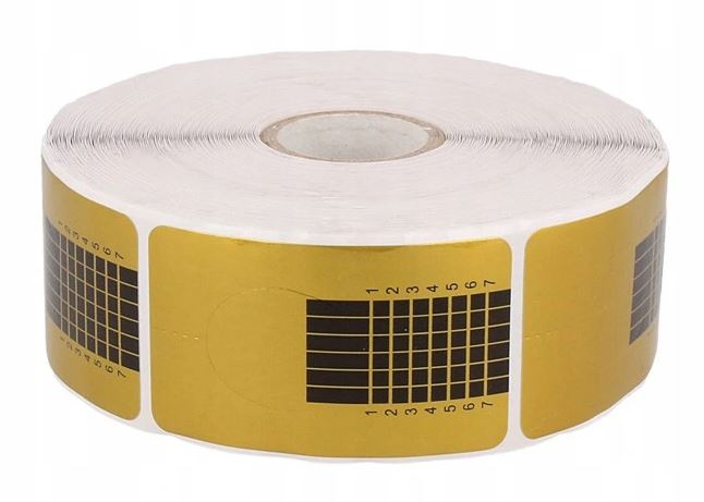 SZABLONY DO PRZEDŁUŻANIA PAZNOKCI 100 SZT. WĄSKI