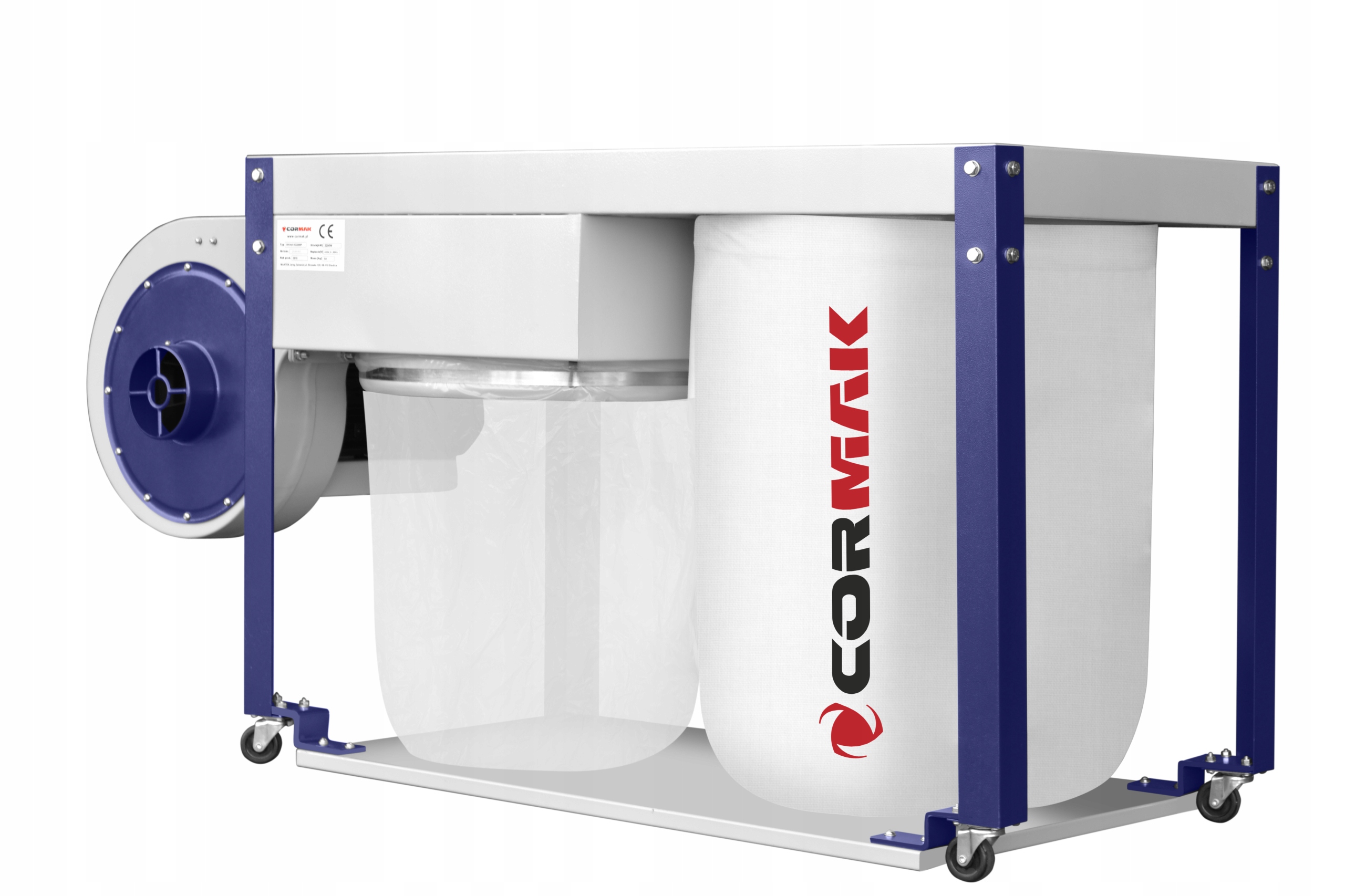 ODCIĄG WIÓR POCHŁANIACZ TROCIN CORMAK 2200 m3 FORMATÓWKA + REDUKCJA Marka Cormak