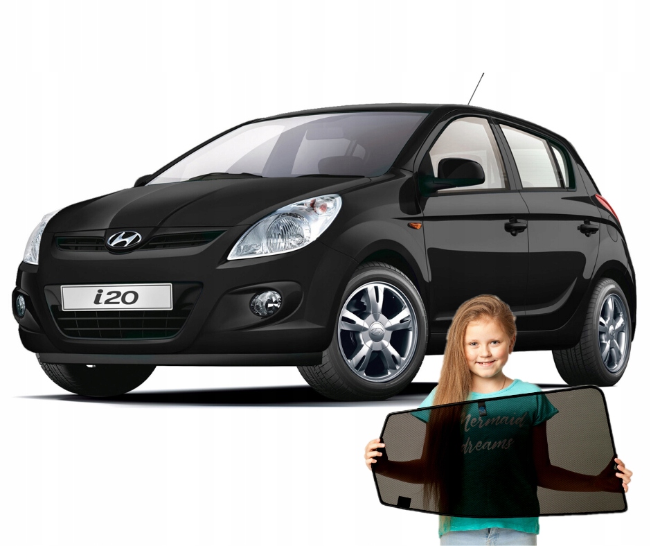 Záclony Rolety Kryty určené na magnety pre Hyundai I20 I 1 Htb 5-dverové