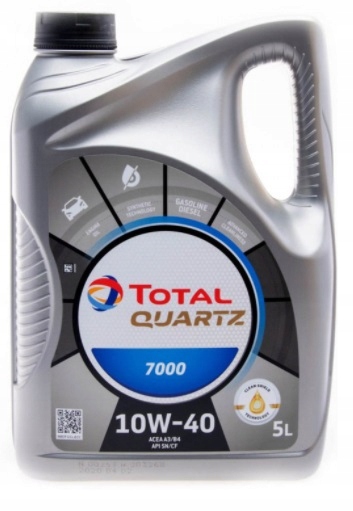 МАСЛО TOTAL 10W40 QUARTZ 7000 5L
