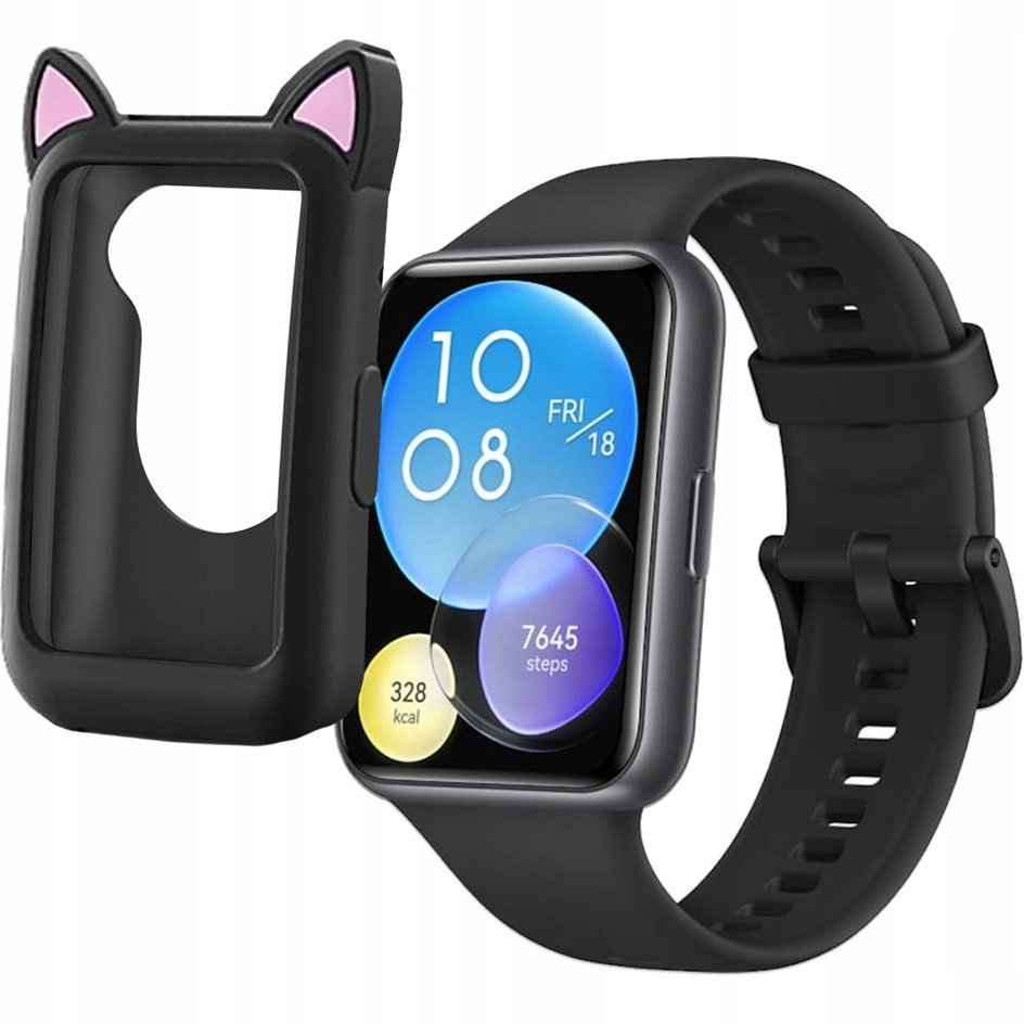 

Etui Silikonowe Obudowa Cat Do Huawei Watch Fit