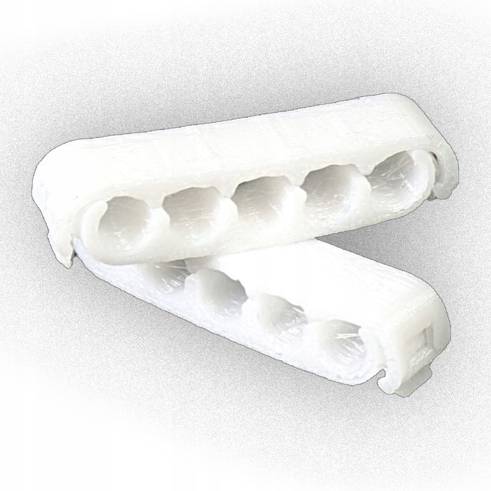 Organizer spinacz przewodów kabli 4mm czarny