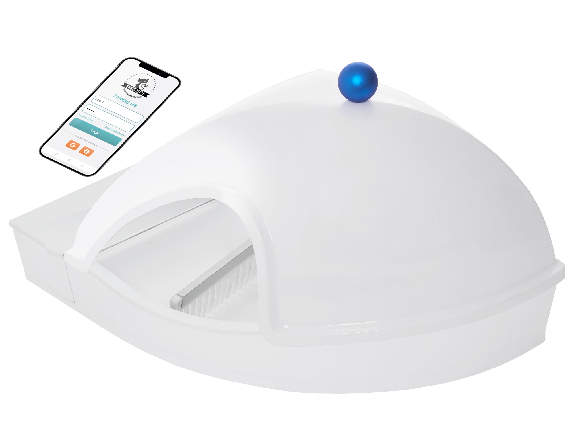 Levně Chytrá automatická samočistící toaleta pro kočky Smart Kitty